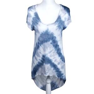 Young Fabulous & Broke Blue Tie Dye Hi-Low Tunic Dress - Size small